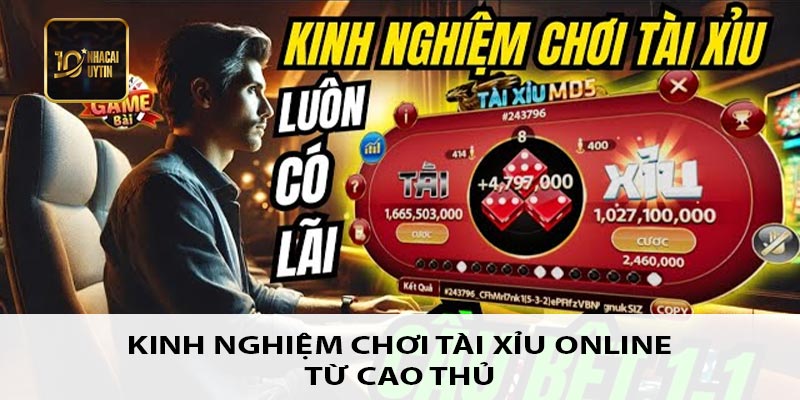 Kinh nghiệm chơi tài xỉu online từ cao thủ